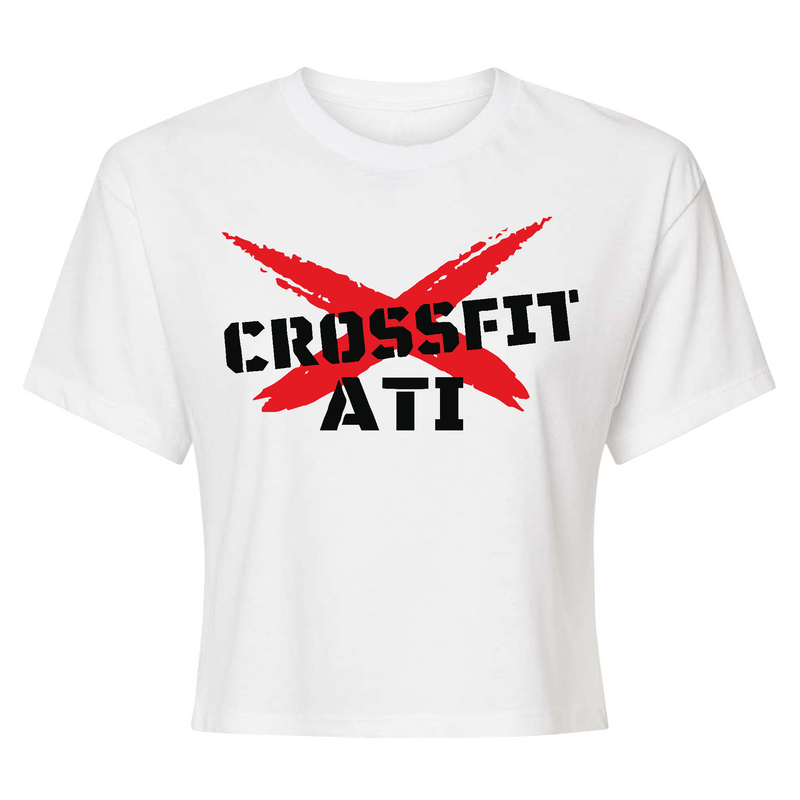 CrossFit ATI USA Womens - Crop Top T-Shirt