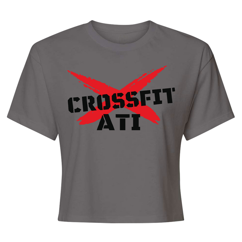 CrossFit ATI USA Womens - Crop Top T-Shirt