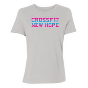 Womens Small Solid Athletic Grey Style_T-Shirt