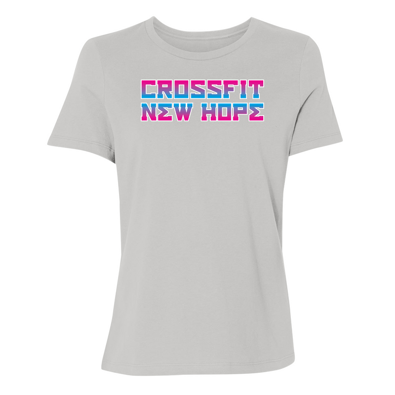 Womens Small Solid Athletic Grey Style_T-Shirt