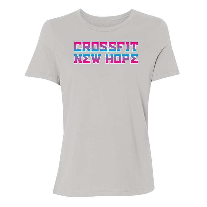 Womens Small Solid Athletic Grey Style_T-Shirt