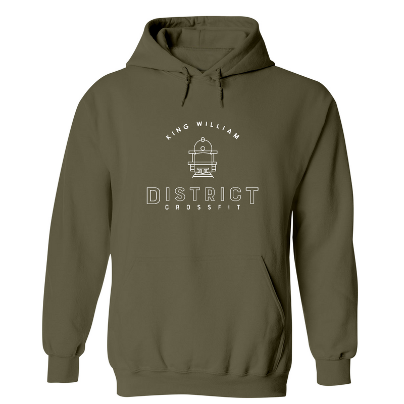 King William District CrossFit Pukie The Clown V2 Mens - Hoodie