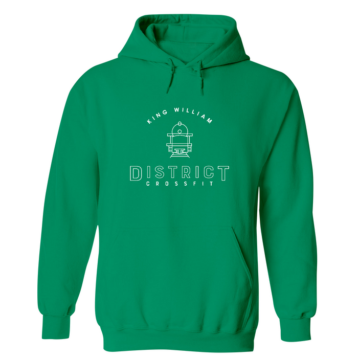 King William District CrossFit Pukie The Clown V2 Mens - Hoodie