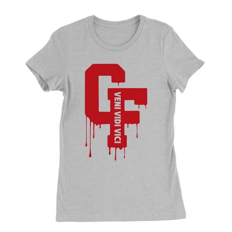 Womens Small Solid Athletic Grey Style_T-Shirt