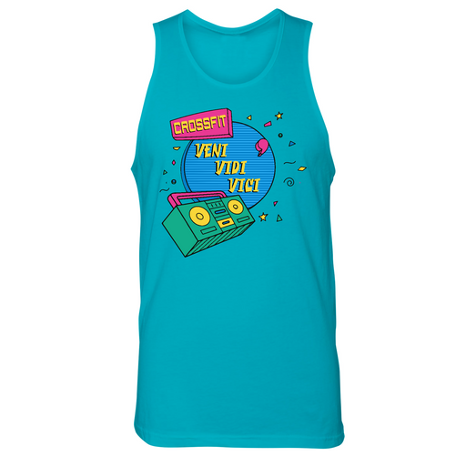 Mens Small Tahiti Blue Style_Tank Top