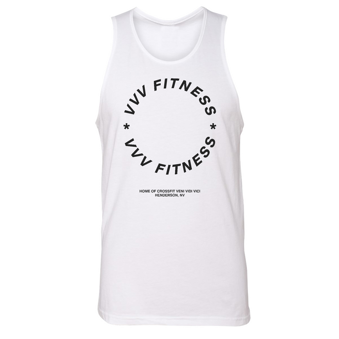 Mens Small White Style_Tank Top