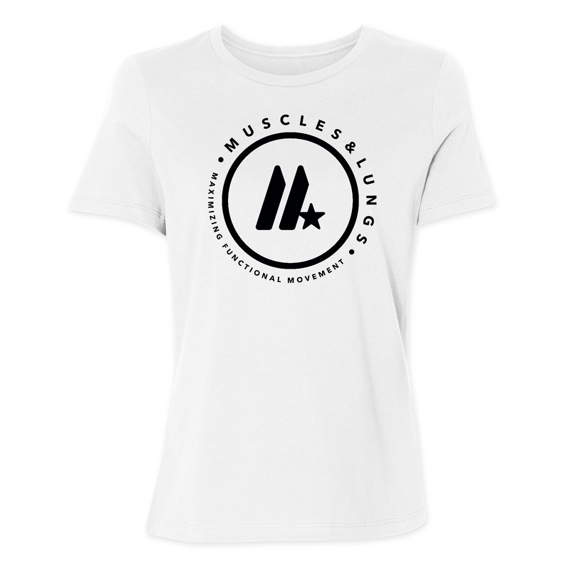 Muscles & Lungs CrossFit Round Womens - T-Shirt