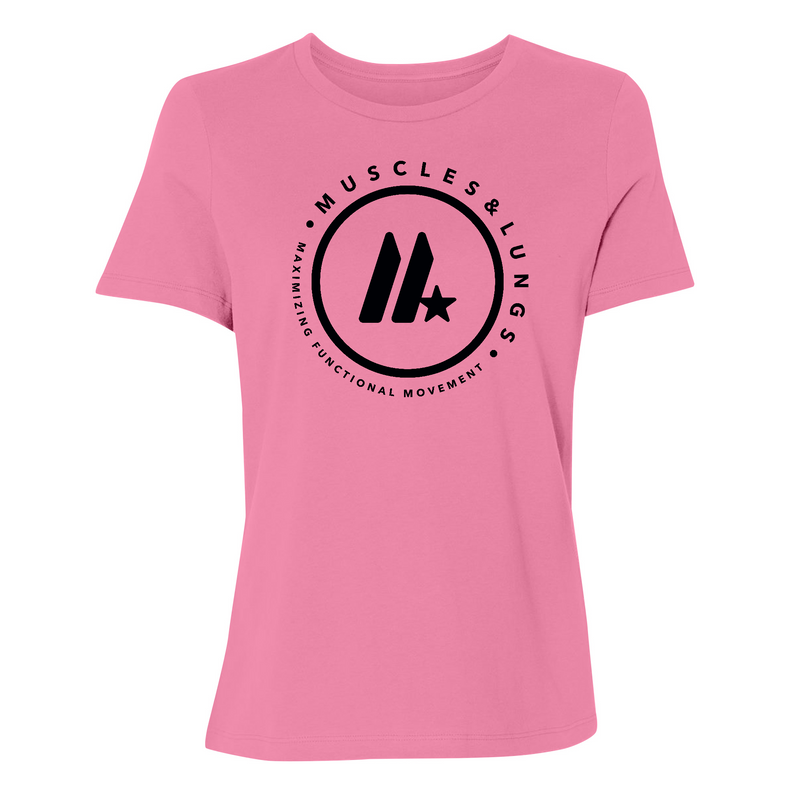 Muscles & Lungs CrossFit Round Womens - T-Shirt