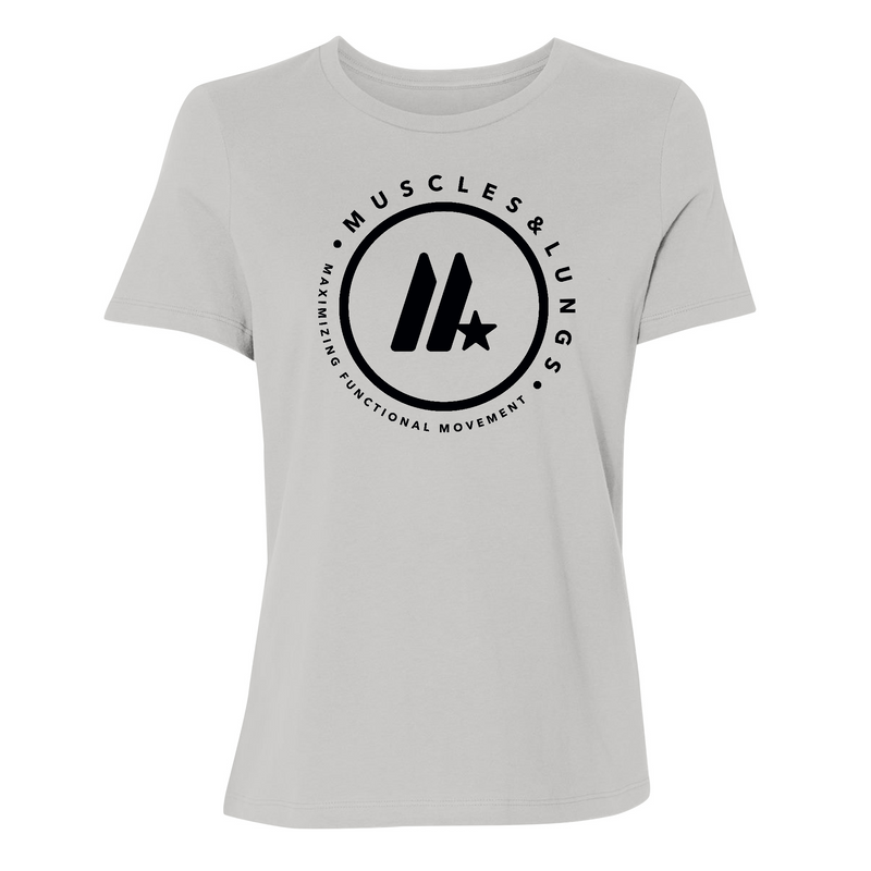 Muscles & Lungs CrossFit Round Womens - T-Shirt