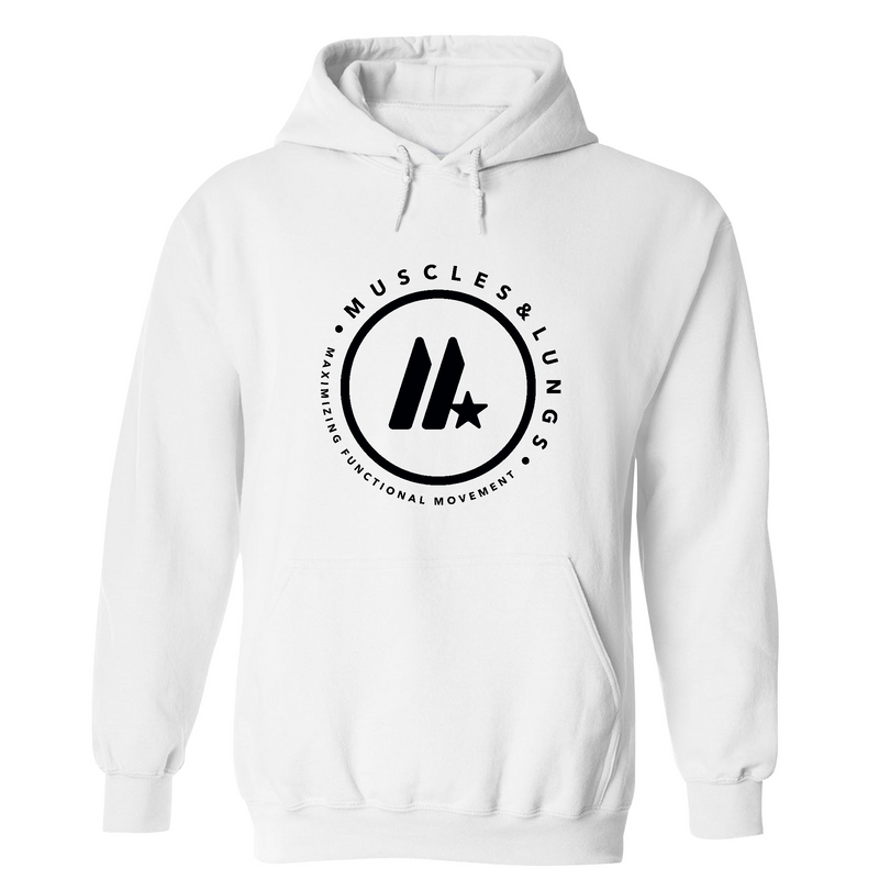 Muscles & Lungs CrossFit Round Mens - Hoodie