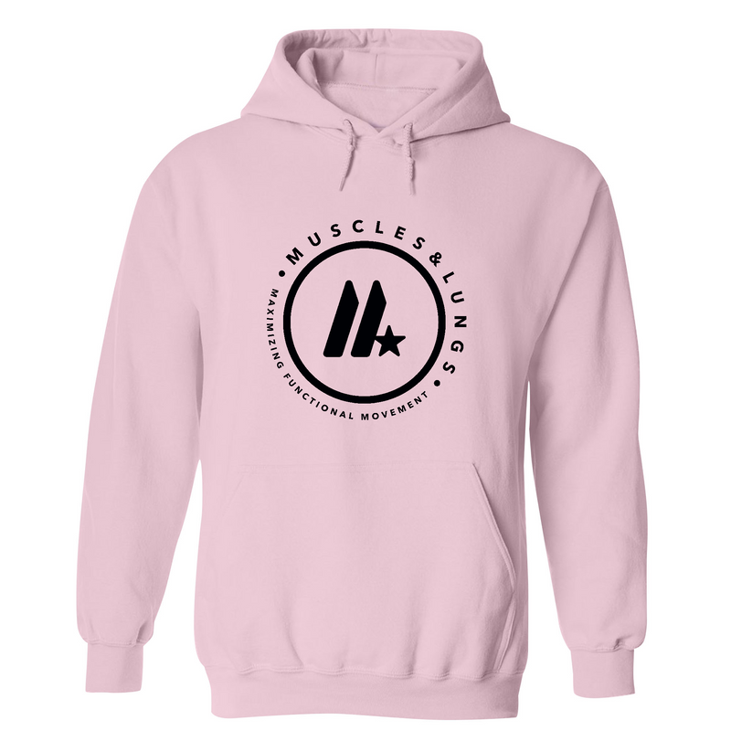 Muscles & Lungs CrossFit Round Mens - Hoodie