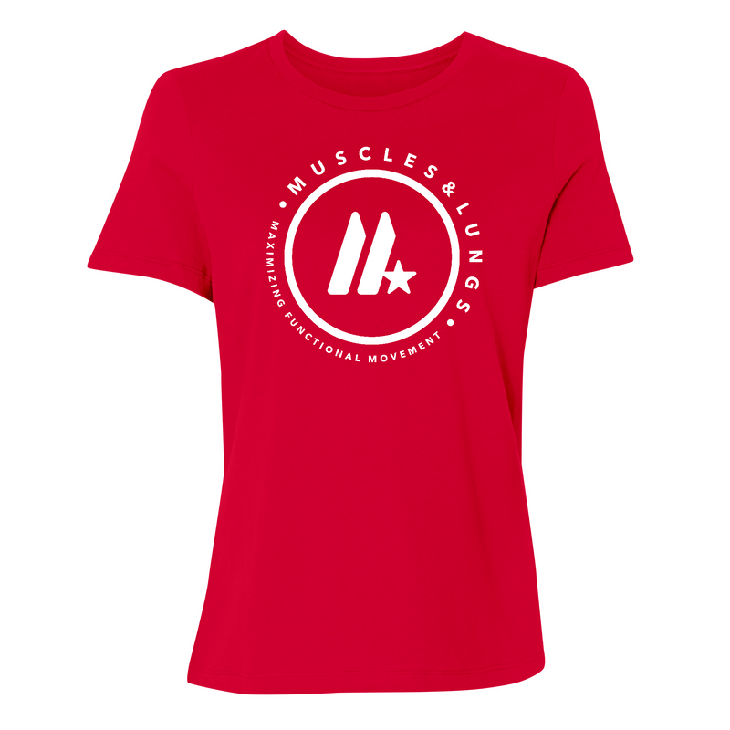 Muscles & Lungs CrossFit Round Womens - T-Shirt