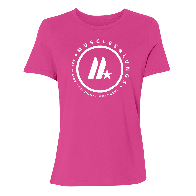 Muscles & Lungs CrossFit Round Womens - T-Shirt
