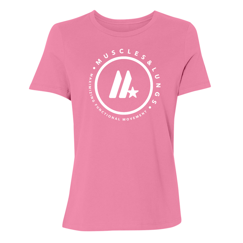 Muscles & Lungs CrossFit Round Womens - T-Shirt