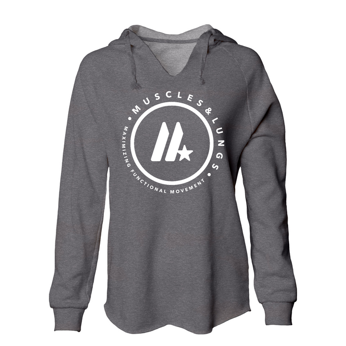 Muscles & Lungs CrossFit Round Womens - Hoodie