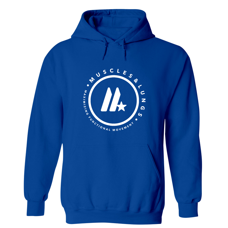 Muscles & Lungs CrossFit Round Mens - Hoodie