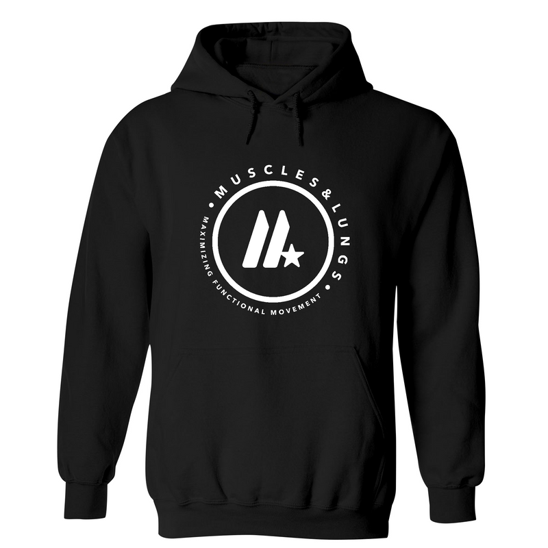 Muscles & Lungs CrossFit Round Mens - Hoodie