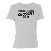 Womens 2X-Large Solid Athletic Grey Style_T-Shirt