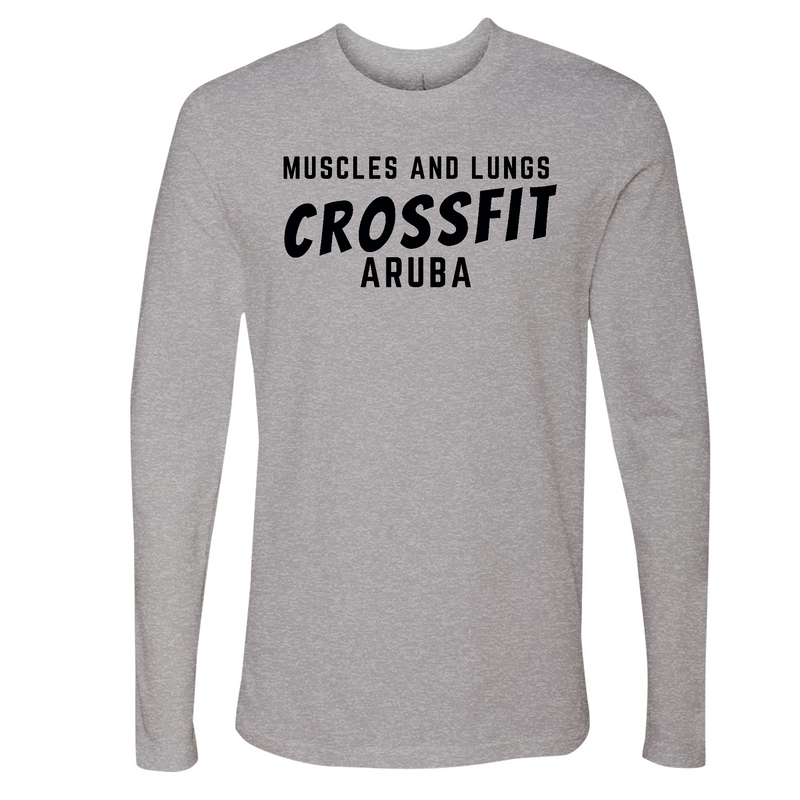 Mens 2X-Large Heather Gray Style_Long Sleeve