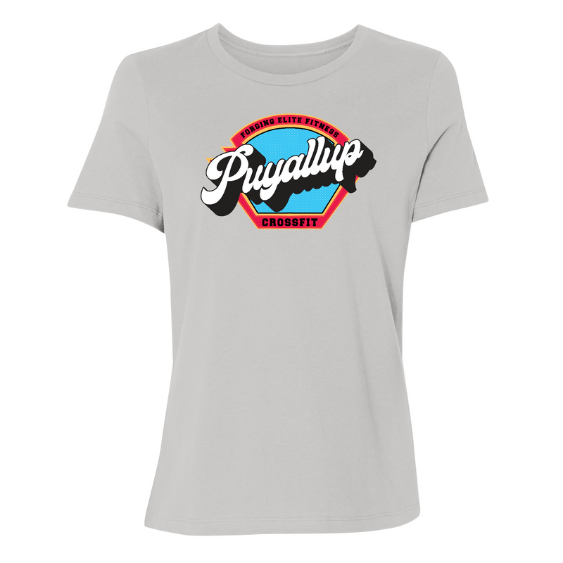 Womens Small Solid Athletic Grey Style_T-Shirt