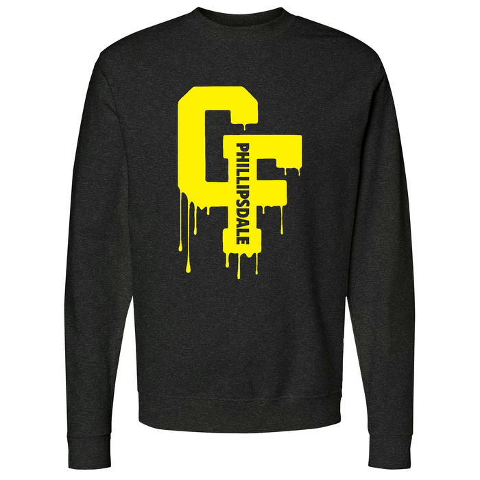 Mens Small Charcoal Heather Style_Sweatshirt