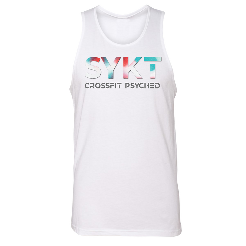 Mens Small White Style_Tank Top