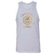 Mens Small Heather Gray Style_Tank Top