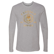 Mens Small Heather Gray Style_Long Sleeve