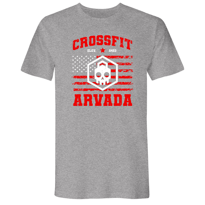 Mens Small Dark Heather Gray Style_T-Shirt