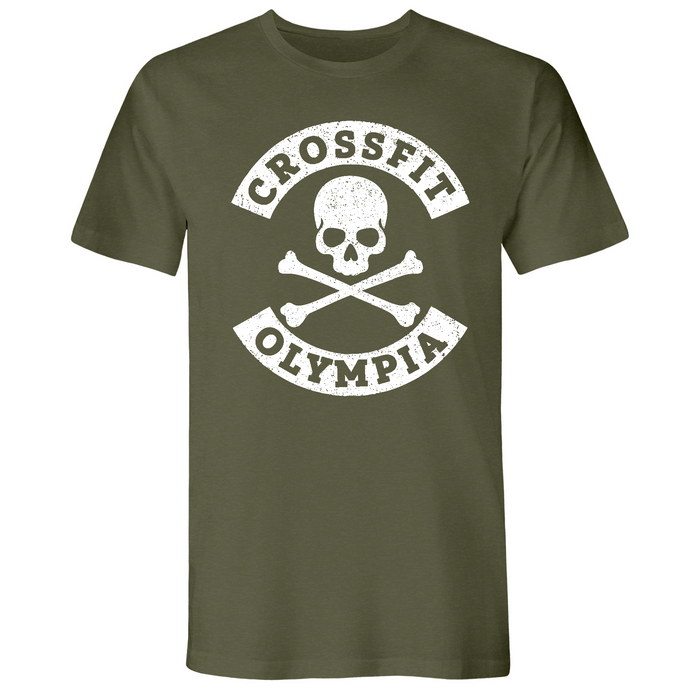 Mens Small Military Green Style_T-Shirt
