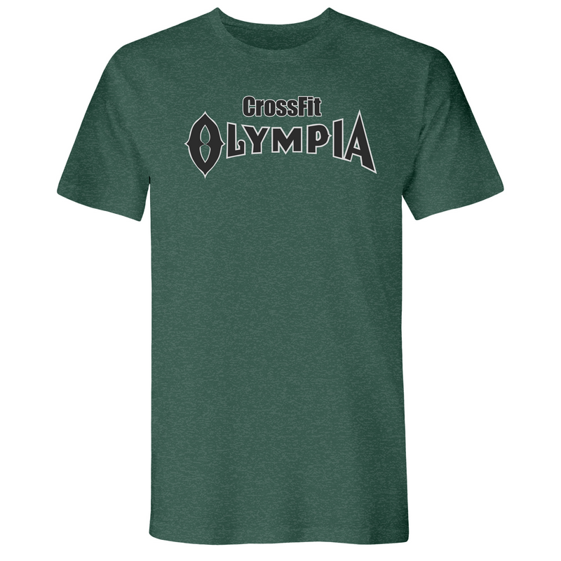 Mens Small Heather Forest Green Style_T-Shirt