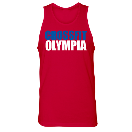 Mens Small Red Style_Tank Top