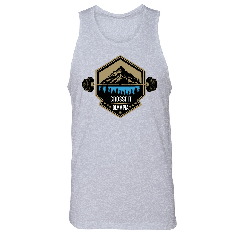 Mens Small Heather Gray Style_Tank Top