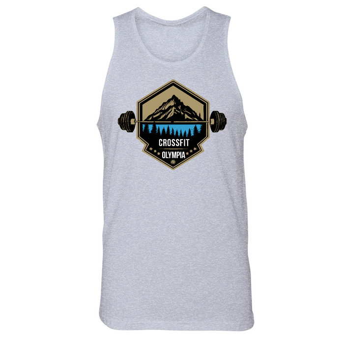 Mens Small Heather Gray Style_Tank Top