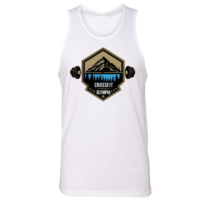 Mens Small White Style_Tank Top