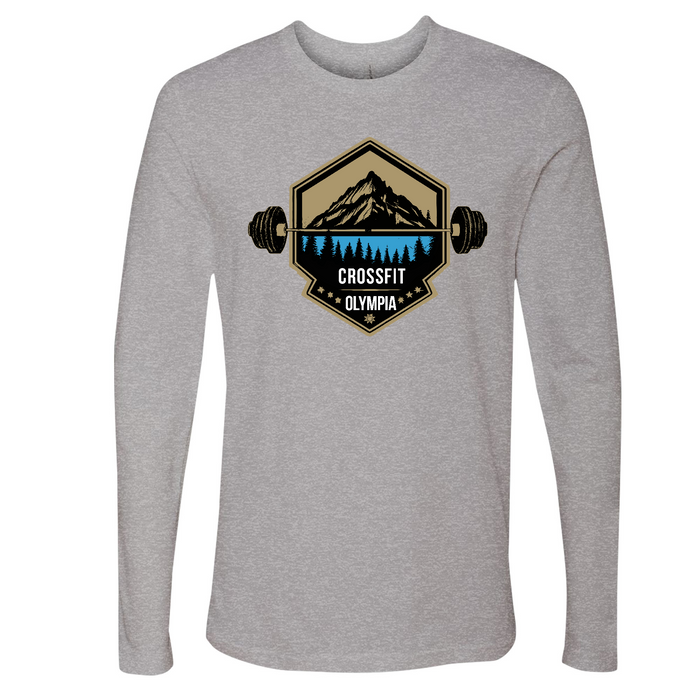 Mens Small Heather Gray Style_Long Sleeve