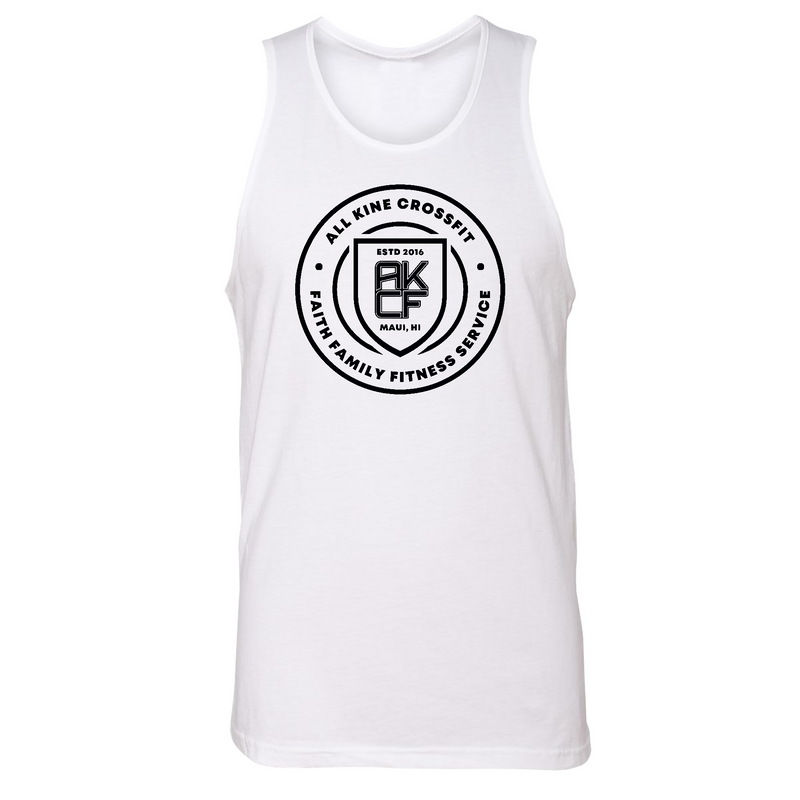 Mens Small White Style_Tank Top
