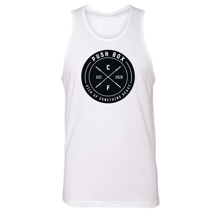 Mens Small White Style_Tank Top