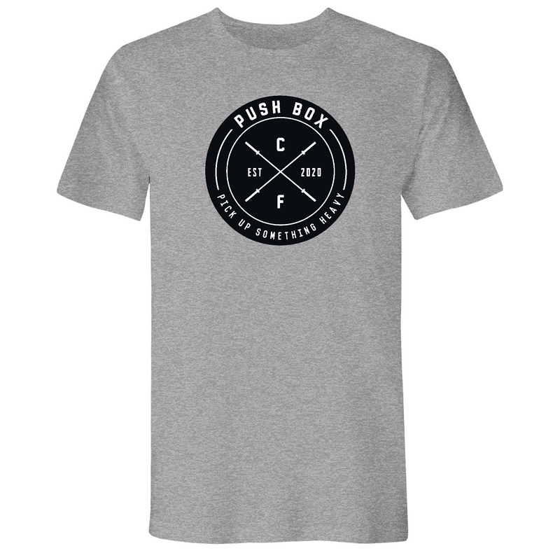 Mens Small Dark Heather Gray Style_T-Shirt