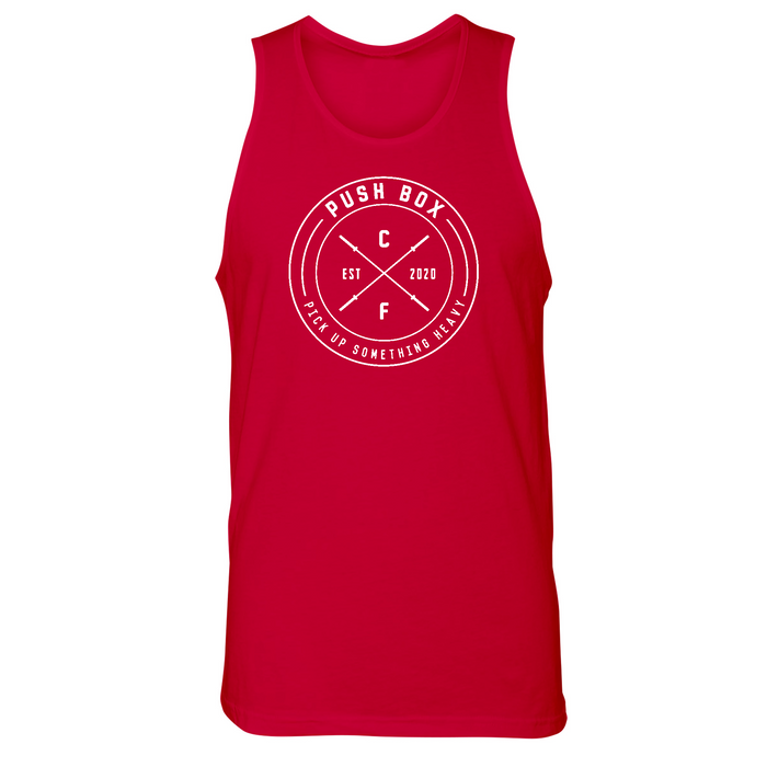 Mens Small Red Style_Tank Top