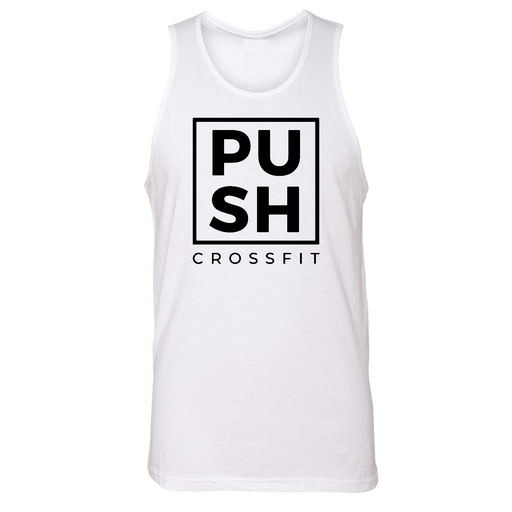 Mens Small White Style_Tank Top