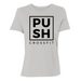 Womens Small Solid Athletic Grey Style_T-Shirt