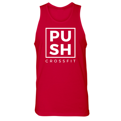 Mens Small Red Style_Tank Top