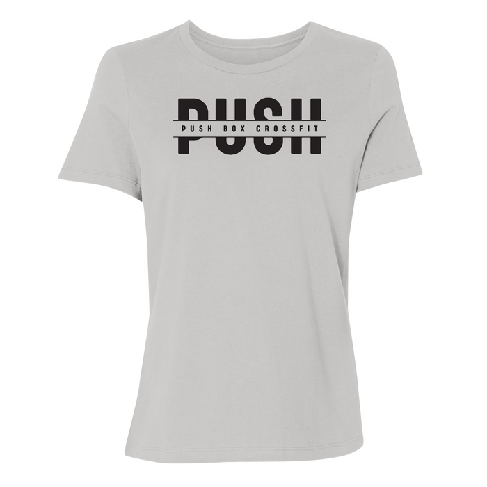 Womens Small Solid Athletic Grey Style_T-Shirt