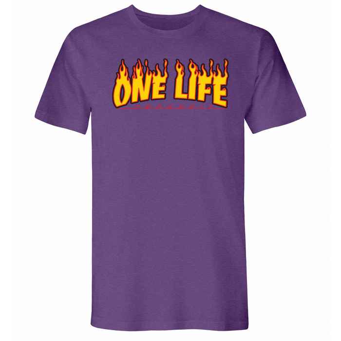 Mens Small Purple Rush Style_T-Shirt