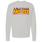 Mens Small Grey Heather Style_Sweatshirt