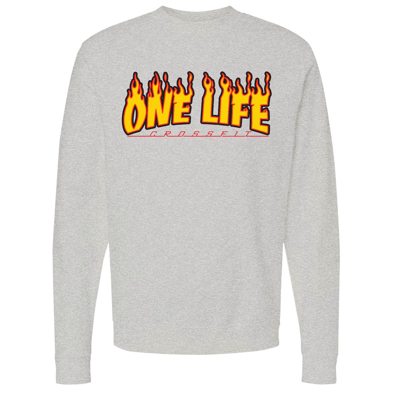 Mens Small Grey Heather Style_Sweatshirt