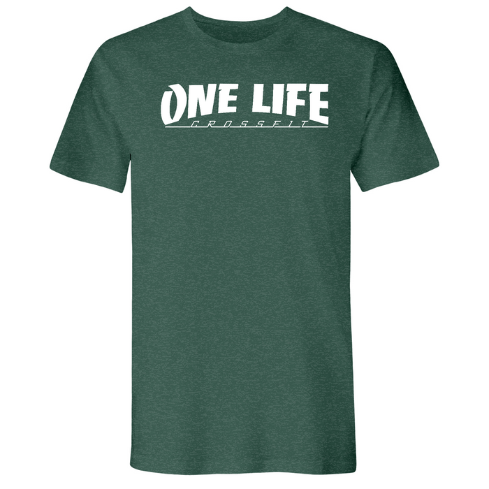 Mens Small Heather Forest Green Style_T-Shirt