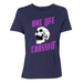 Womens Small Navy Style_T-Shirt