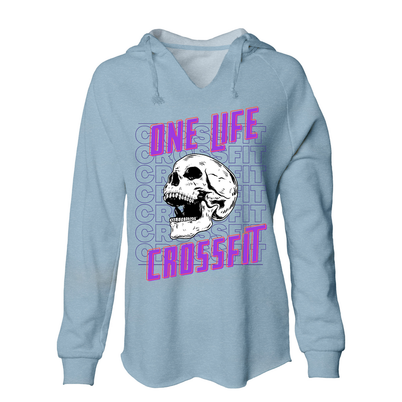 Womens Small Misty Blue Style_Hoodie